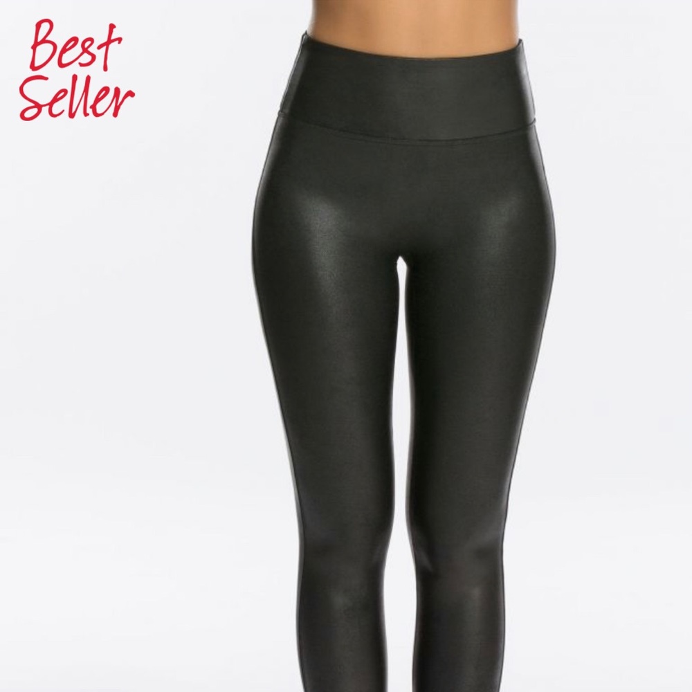 Spanx faux leather leggings
